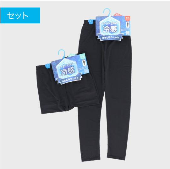 レディス　さらさら１０分丈レギンス（サイズ込）　40枚　495089