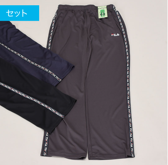 紳士ＦＩＬＡ細ラインテープパンツ　12枚入　494707