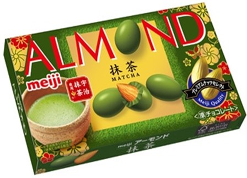 明治	アーモンドチョコレート抹茶　320個　4902777221571