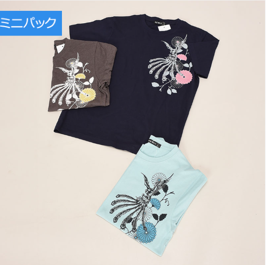 紳士半袖和柄Ｔシャツ１　10枚　39255003　/　紳士大寸半袖和柄Ｔシャツ１　9枚　39255004　