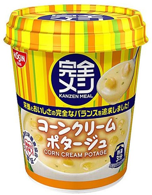 日清食品	完全メシ コーンクリームポタージュ　60個　4902105972342