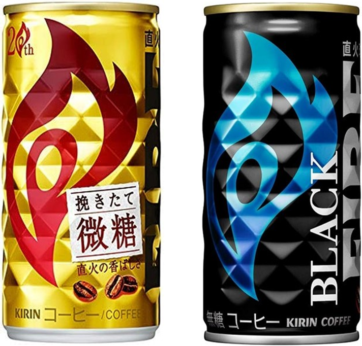 キリン　キリン ファイア 挽きたて微糖・キリン ファイア ブラック　2種アソート1800個セット　4909411083342・4909411083304