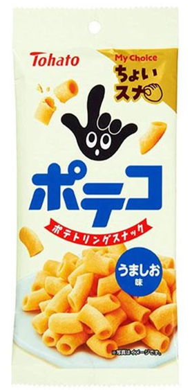 東ハト	ちょいスナ ポテコうましお味　144個　4901940113477