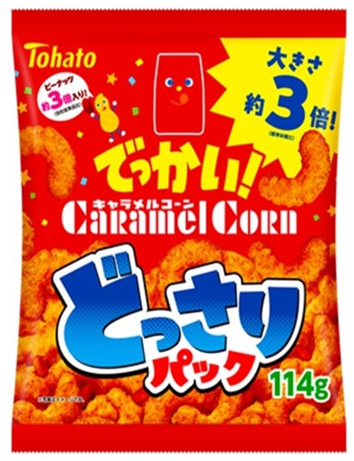 東ハト	どっさりパック キャラメルコーン　60個　4901940113866