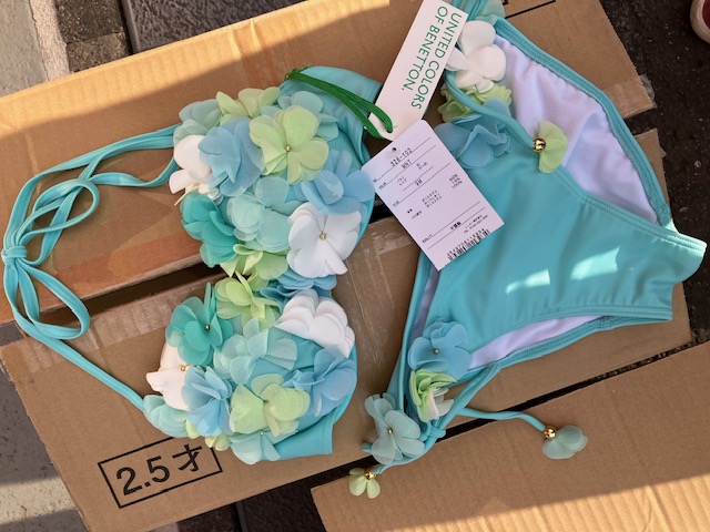 THE処分！気絶安処分！　【BENETTON】ベネトン　レディース　水着　SDビキニ　2色アソート13個セット　	326102