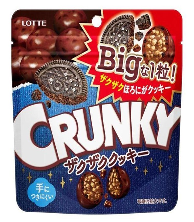 ロッテ　クランキービッグパウチ＜ザクザククッキー＞　450個　4903333201563