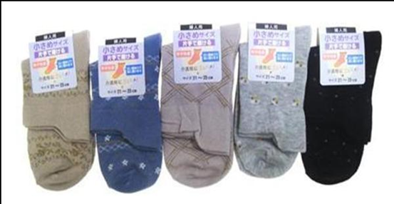 婦人綿混片手で履けるクルー１P（小寸）　100個入　1003363291