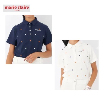 【 Mariclaire】マリクレール　レディース　半袖　ポロシャツ　全2色アソート　20枚入り 714634