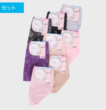 婦人　ＴＣベア天２Ｐショーツ　30個入り 494136