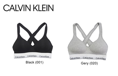 【Calvin klein】カルバンクライン　レディース　 COTTEN PADDED BRALETTE 　ブラレットスポーツブラ　　全2色　3サイズアソート　3枚入り QF1654-001/020