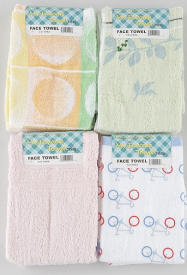 厚手柄込みフェイスタオル(2P)　60個入り 1002965701