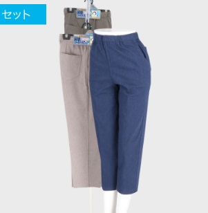 婦人　涼感４ポケめちゃらくデニムパンツ　58　12本入り 260034