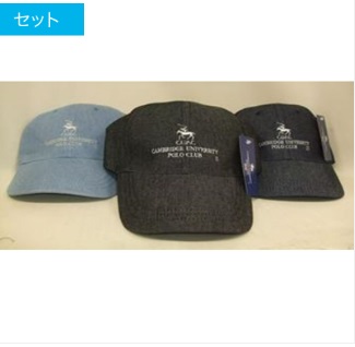 紳士　ＰＯＬＯデニムキャップ　12個入り 493899