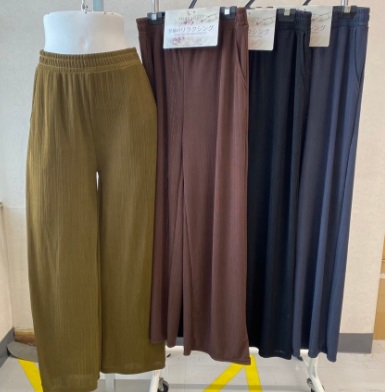 婦人　ひんやりリブワイドパンツ　20枚入り 1002826941