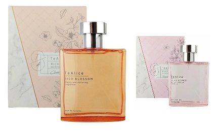 TeAlice　オードトワレ　クリーンペタル/リッチブロッサム/ピュアシャボン　100ｍｌ　72個入り 4582400839566・4582400839573・4582400839559