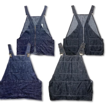 メンズ　Denim apron vest　デニムベスト　1枚から購入可能！ SR-0037