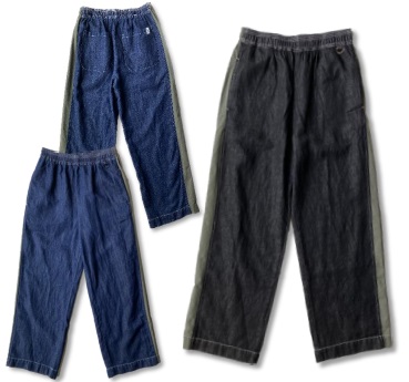 メンズ　Denim 　Sideline pants　ラインパンツ　1枚から購入可能！ SR-0040