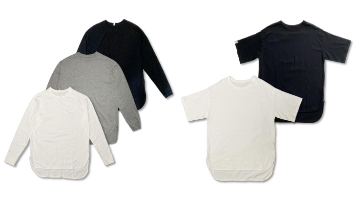 メンズ　Loose 　L/S　S/S 　 tee　長袖/半袖　1枚から購入可能！ SR-1001・SR-1002