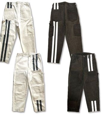 メンズ　Doubleline painterpants 　ペイントパンツ　1枚から購入可能！ SR-5004
