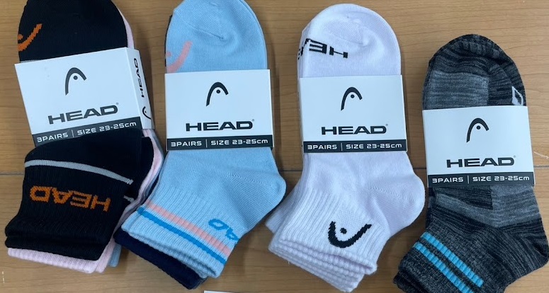 紳士　HEAD丈長スニーカーソックス　3P　40個入り 1003338371
