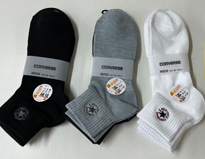 紳士　CONVERSE　定番　3P　24個入り 1003376891