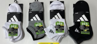 紳士　adidas　スクールソックス　3P　M/L　28個入り 1003375981・1003376001