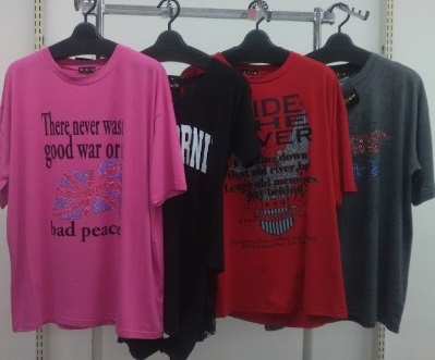 レディース　スリーピースデザインTシャツ柄込み　30枚入り 1003182421