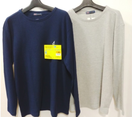 【KANGOL】メンズ　ワッフルロンT　10枚入り 1003323271
