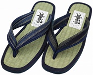【日本製】紳士　タタミ　草履　全2柄アソート　40足入り 03-8300