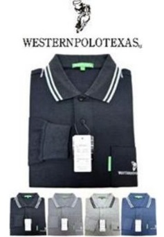 WESTERNPOLOTEXAS　メンズ　長袖　鹿の子ポロ　全4色アソート　20枚入り WPT5101・WPT5101K