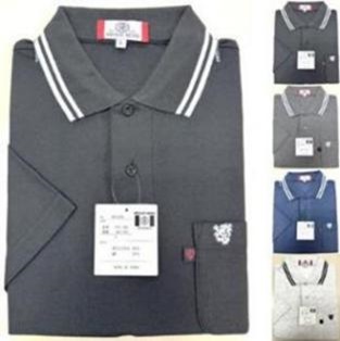 BROAD MIND　メンズ　半袖　鹿の子ポロ　全4色アソート　20枚入り～24枚入り 36-5235・36-5235K