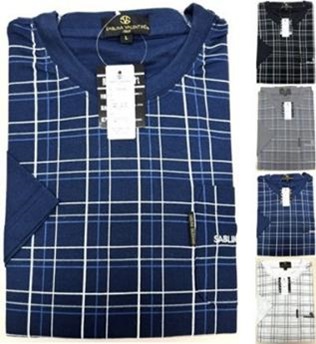 SABLINA VALENTINO　メンズ　半袖　鹿の子ポロ　全4色アソート　20枚入り～24枚入り SV5442・SV5442K