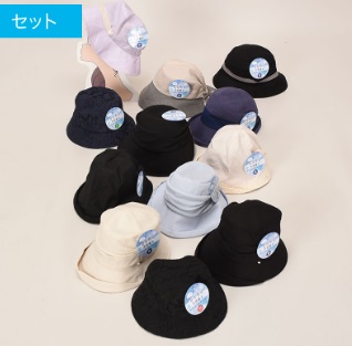 婦人　SS寸/S寸/M寸　ひんやり冷感帽子　16個入り 231475・231641・231642