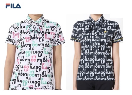 【FILA GOLF】フィラ　ゴルフ　レディース　ボウタイ半袖シャツ　全2色アソート　12枚入り 753663