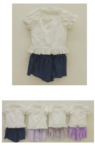 女児　レースセパレート水着　30枚入り 1002702511