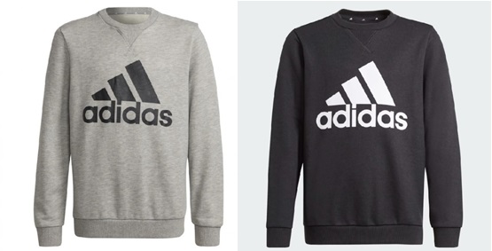 【ADIDAS】アディダス　キッズ　裏毛　トレーナー　全2色アソート　20枚入り 29258