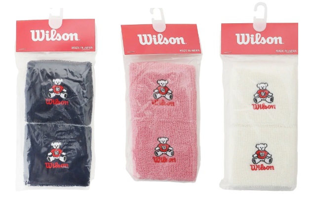 【Wilson】ウィルソン　リストバンド　全３色アソート　92個入り 412223