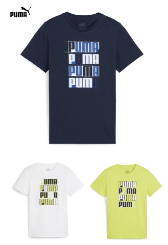 【PUMA】プーマ　キッズ　  ESS+ LOGO LAB Tシャツ　全3色アソート　11枚入り 681320　セットNo.2408KIDS-TR8