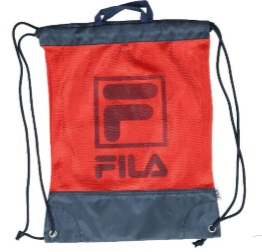 【FILA】フィラ　ビーチバッグ ナップザック　レッド　1個入り 429804