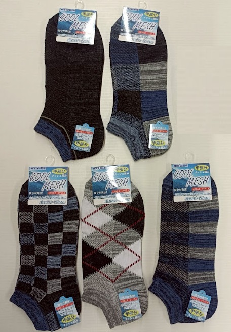 紳士　甲メッシュスニーカー　1P　100個入り 1003492191