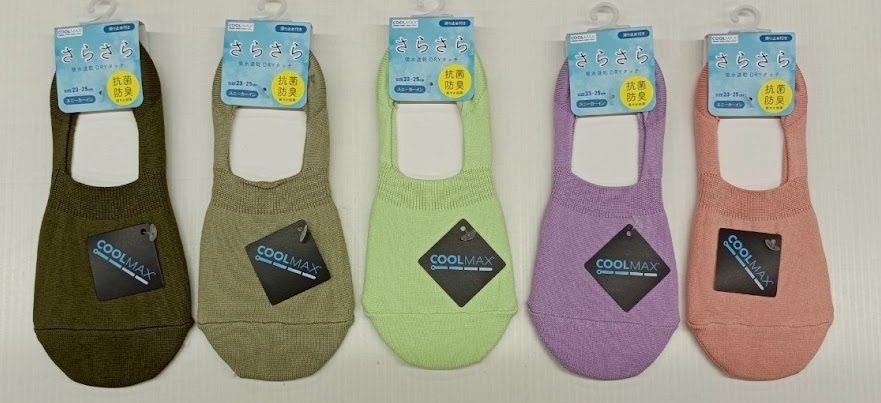 婦人　ナイロンCOOLMAX　スニーカーイン　100個入り 1003186551