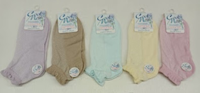 婦人　綿混メッシュアンクレットソックス　1P　100個入り 1003448921