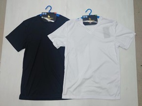 【POLOCLUB】紳士吸汗速乾　ハニカムメッシュ半袖V首　40枚入り　40枚入り 1003506201