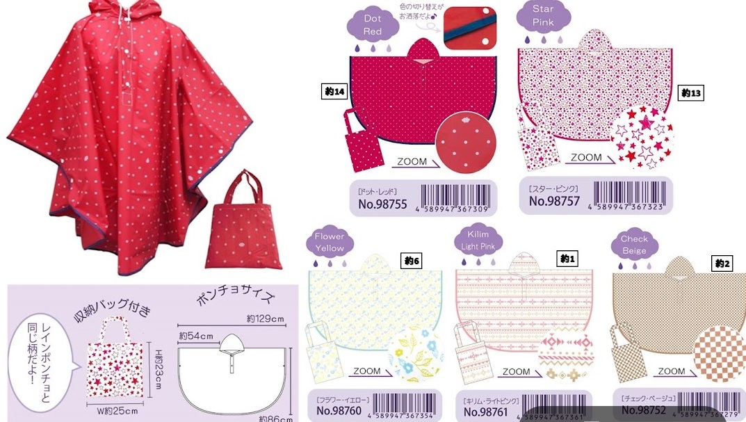 特価！キッズ　レインポンチョ　36枚入り 1003376931