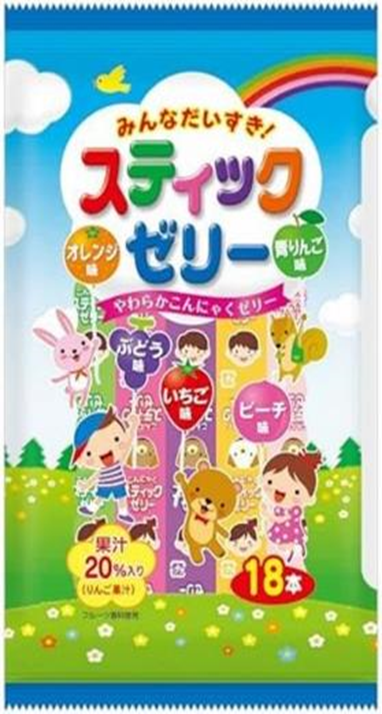 リボン　みんなだいすき！スティックゼリー　120個　4903316616407