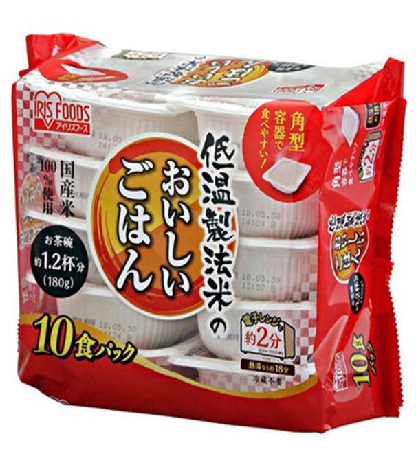 アイリスフーズ　低温製法米のおいしいごはん(国産米100％)10食パック　80個　4562403554079