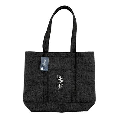 WESTERNPOLOTEXAS デニム地トートバッグ大サイズ（黒）