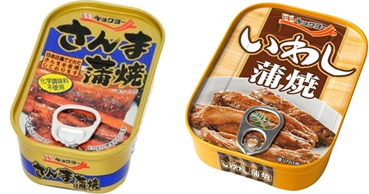 極洋　さんま蒲焼　缶　600個　4972195035012　/　いわし蒲焼　缶　600個　4972195025280