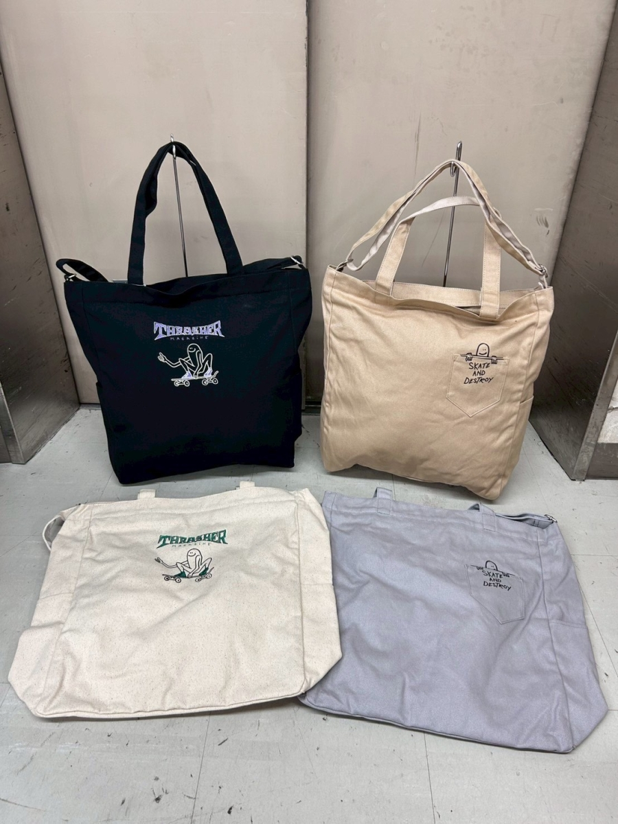 THRASHER、帆布2WAYトート(L　12個　1003568931