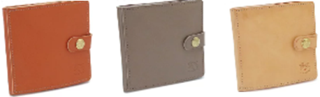 IL BISONTE　イルビゾンテ　二つ折り財布　SBW015　3個　CA101 キャメル　GY103 グレー　NA106 ナチュラル